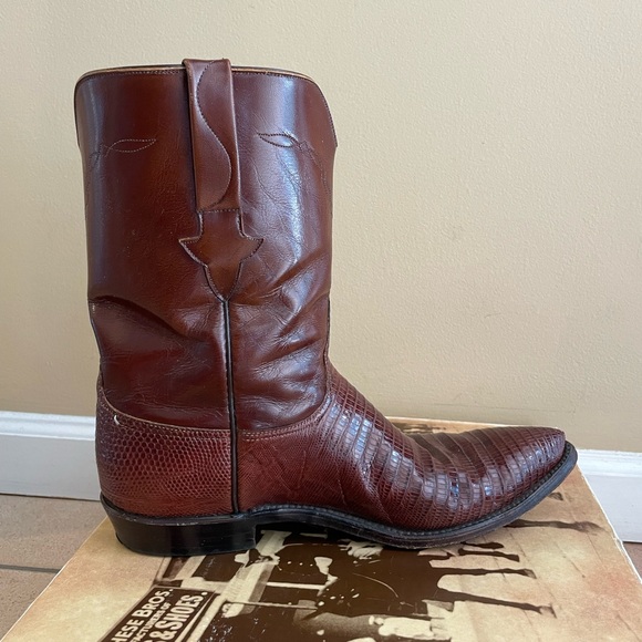 Lucchese Vintage PB LZ/TN GOAT Boots 12 D L821345 - Picture 8 of 13